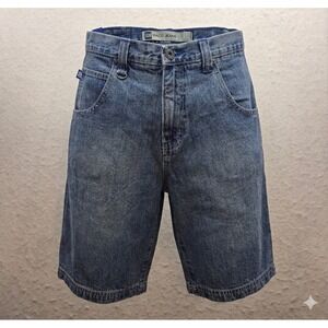 Paco Jeans Vintage Boy's Blue Demin Jean Shorts w Dragon. Size 12H